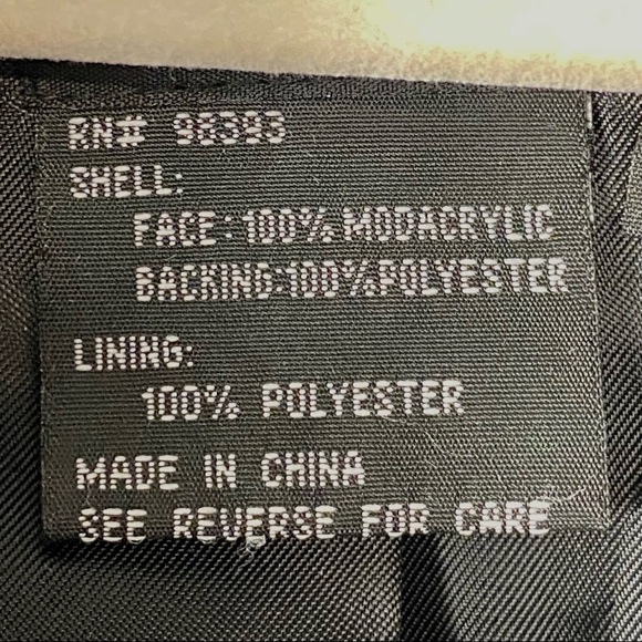 Dennis Basso faux fur coat 1X Luxury alternative to real fur Vegan friendly Luxe - Picture 10 of 10